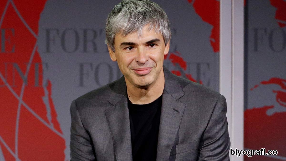 Larry Page (Lawrence Page) ️ Kimdir, Boyu, Kaç Yaşında, Nereli Biyografi.co